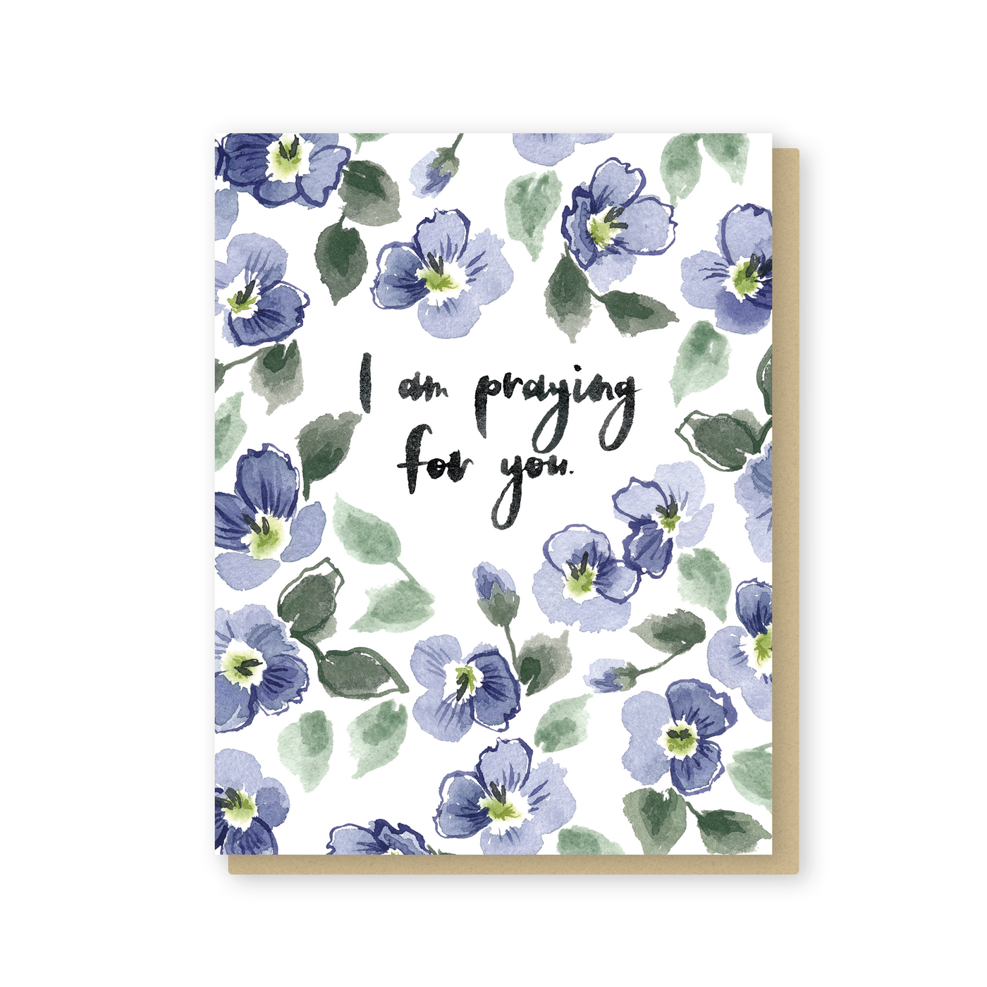 I am praying for you greeting card