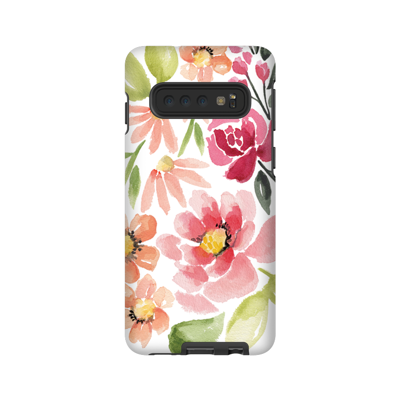 Samsung Galaxy case in Mallory's floral