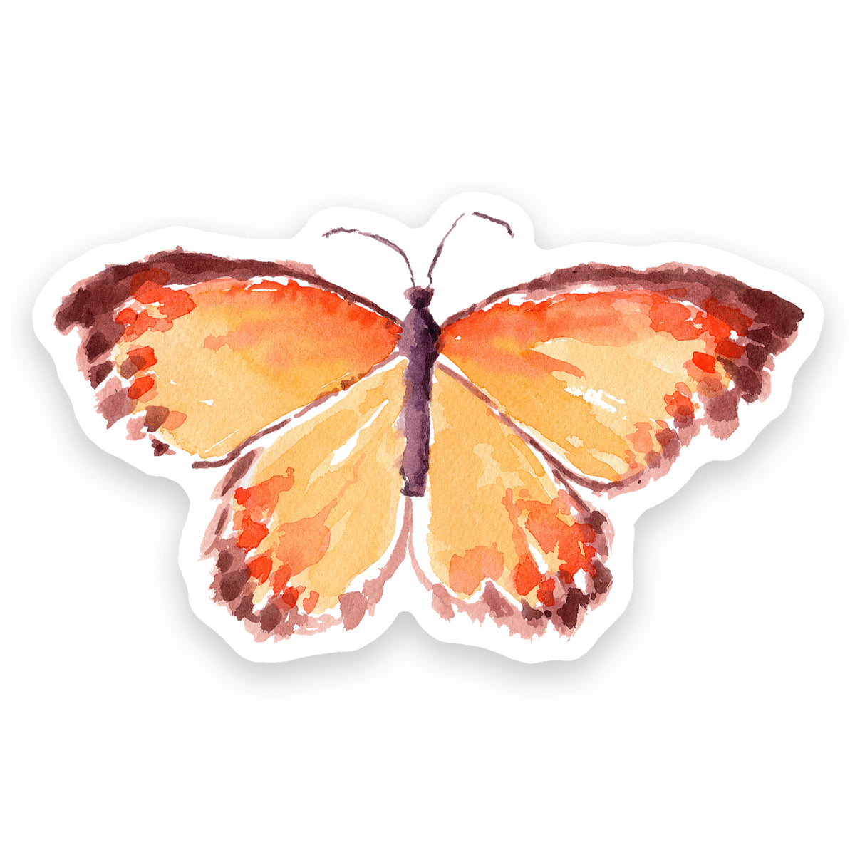 Monarch Butterfly Transfer Sticker