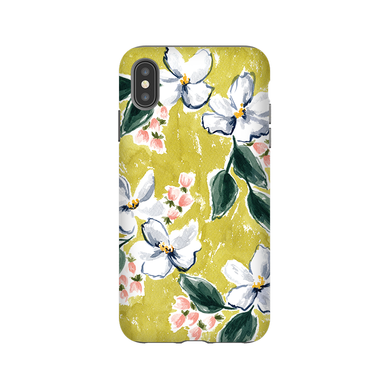 iPhone case in chartreuse
