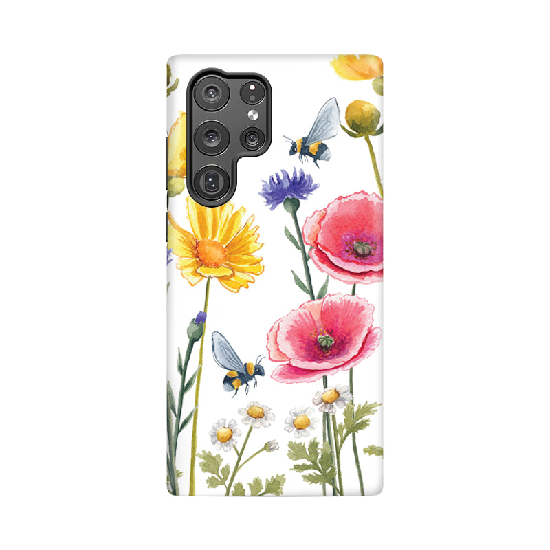 Samsung Galaxy case in wildflowers