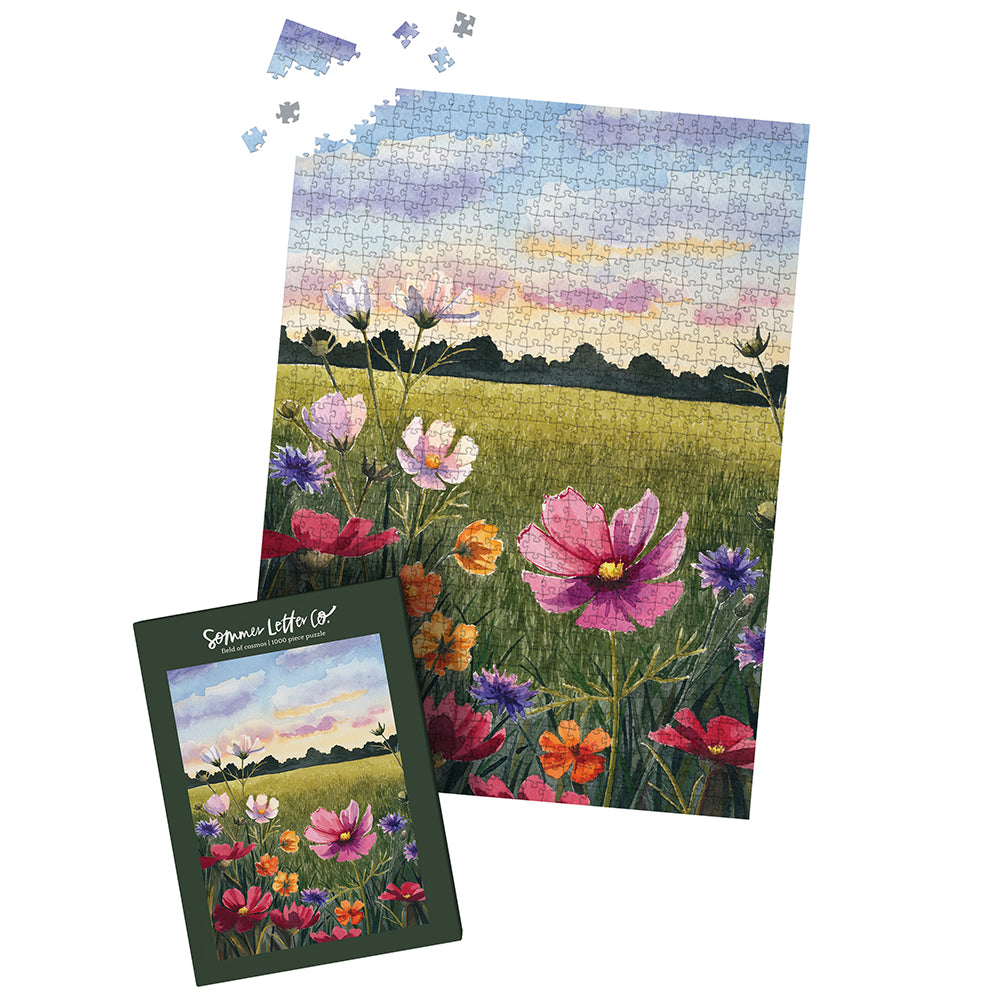 field of cosmos jigsaw puzzle