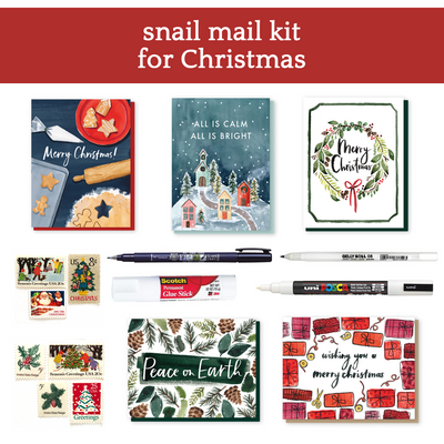 snail mail kit for Christmas