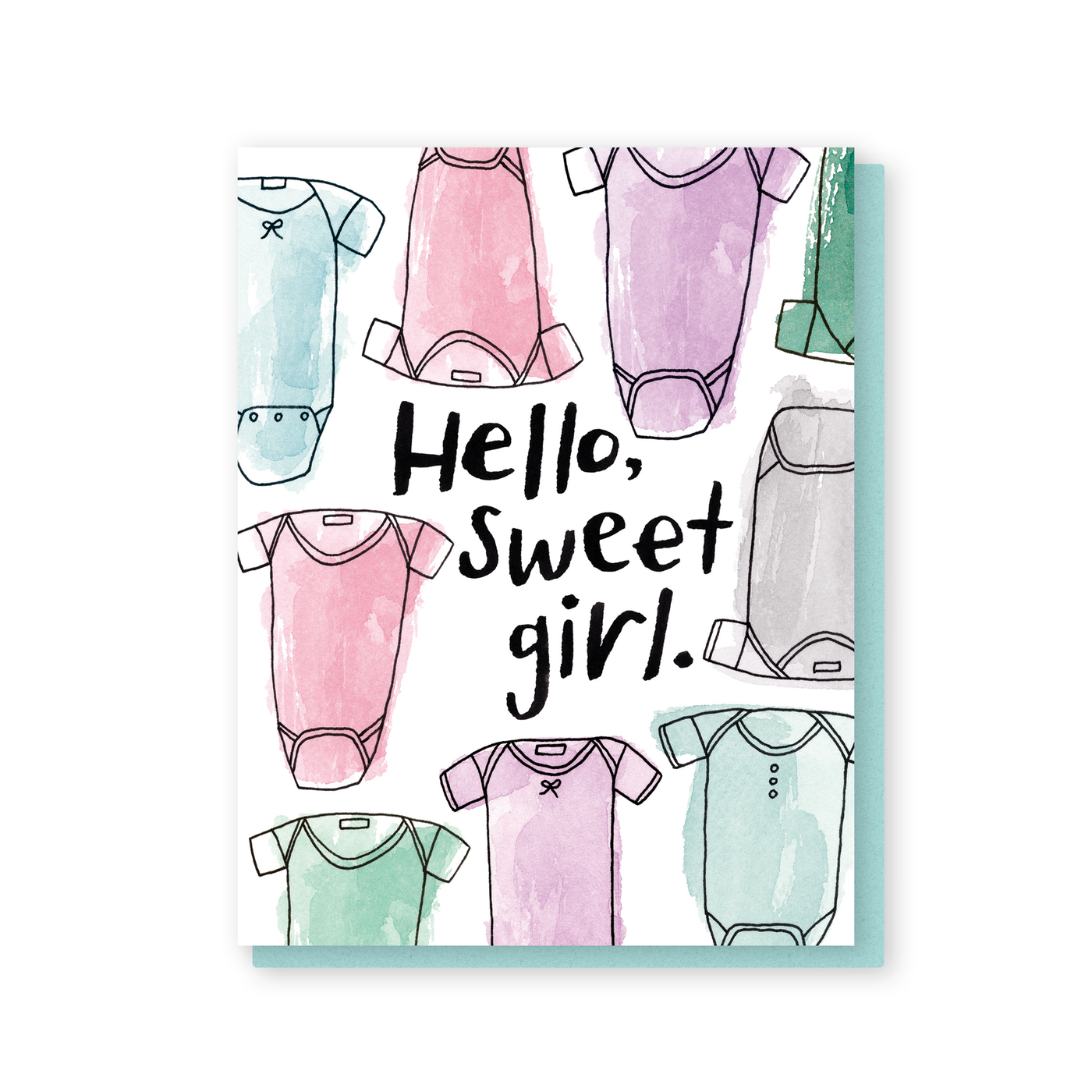hello sweet girl card