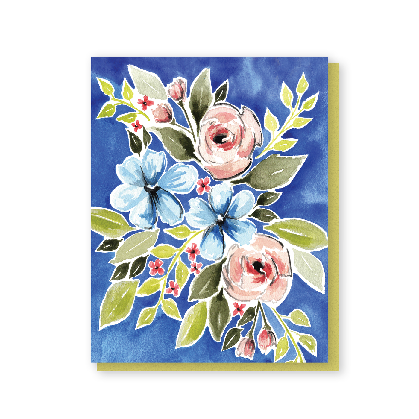 cobalt bouquet all occasion card