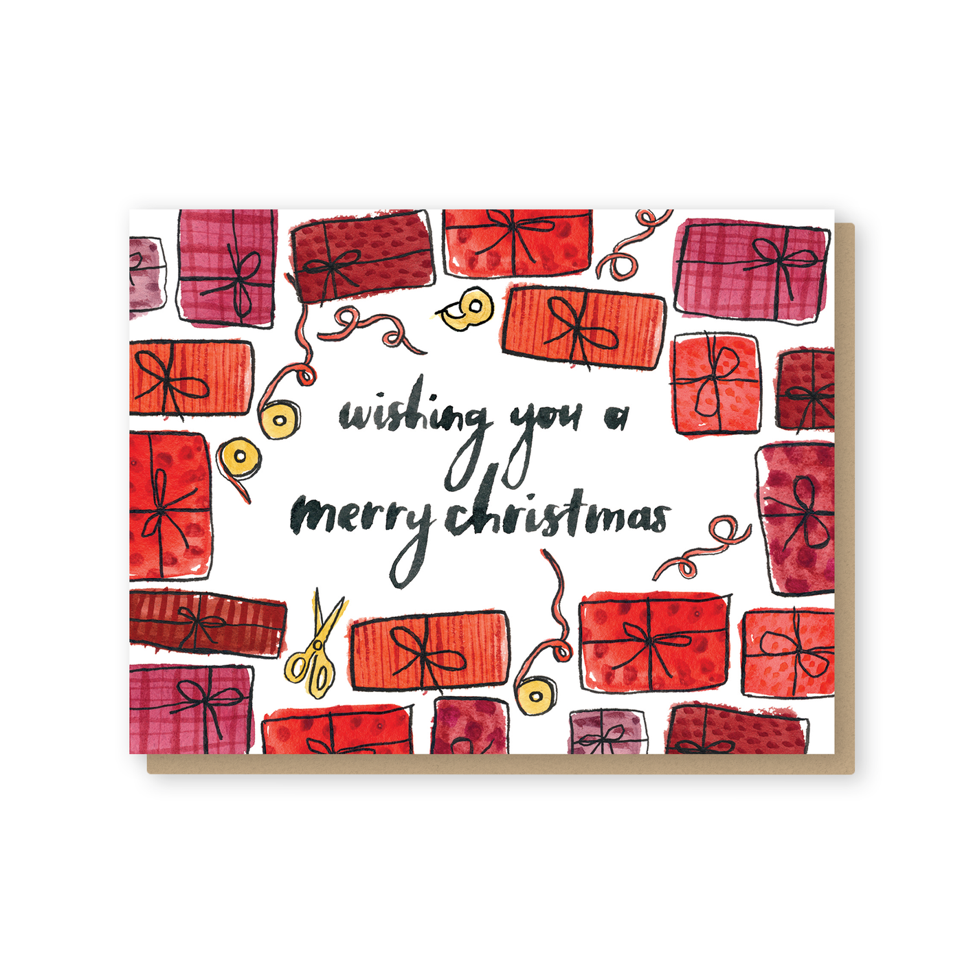 Merry Christmas presents card