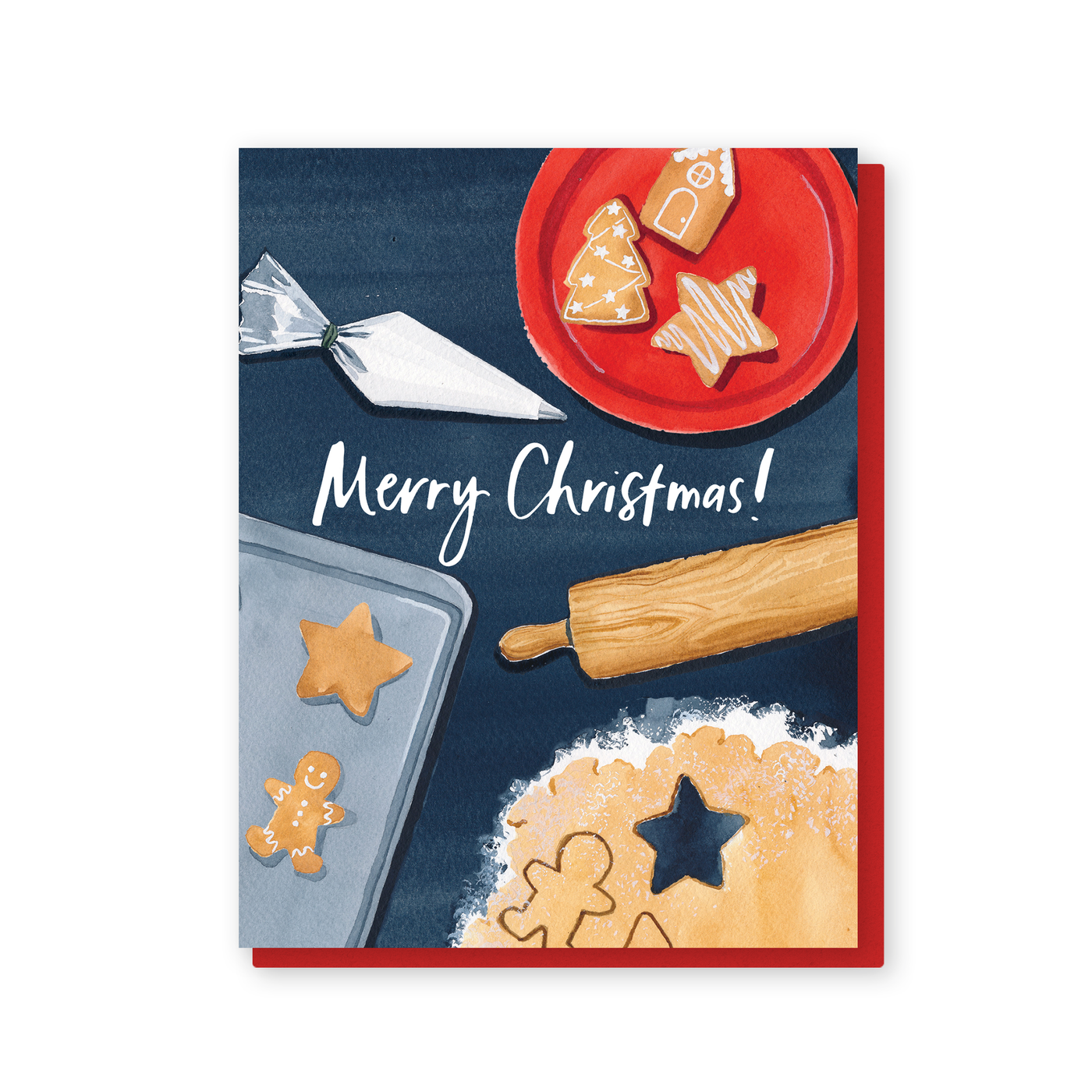 gingerbread cookies Christmas card