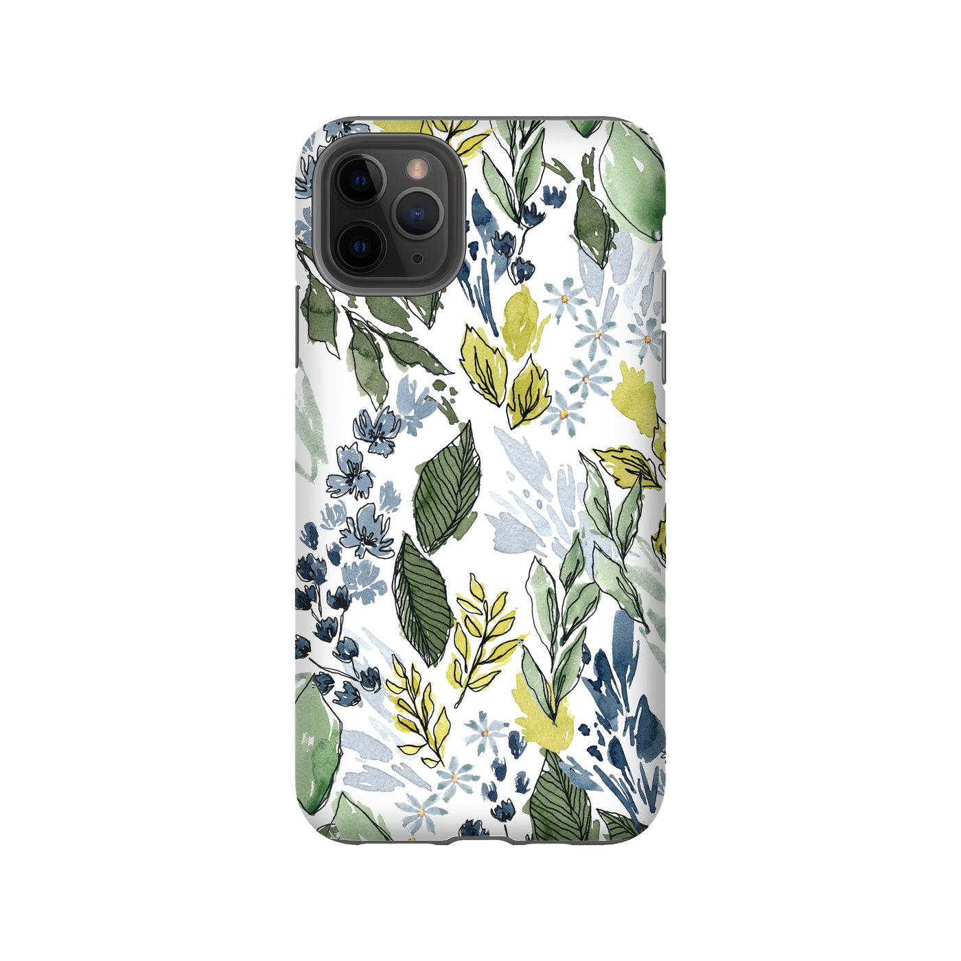 iPhone case in leafy green
