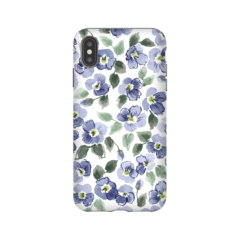 iPhone case in violets