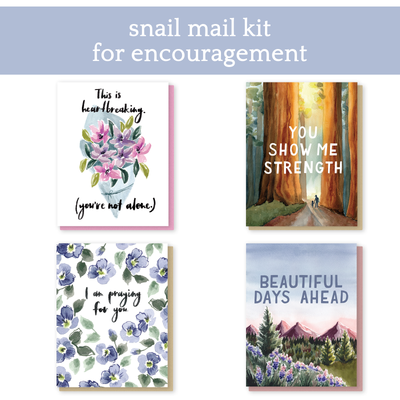 snail mail kit for encouragement