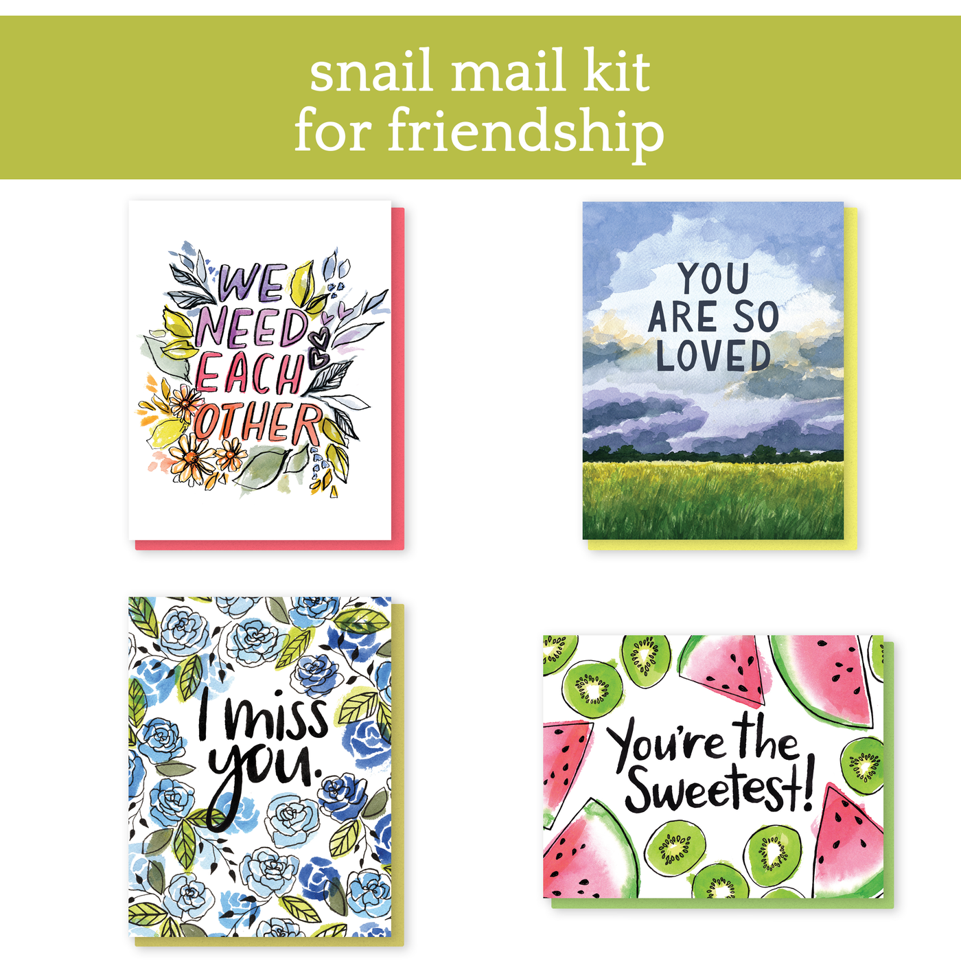 snail mail kit for friendship