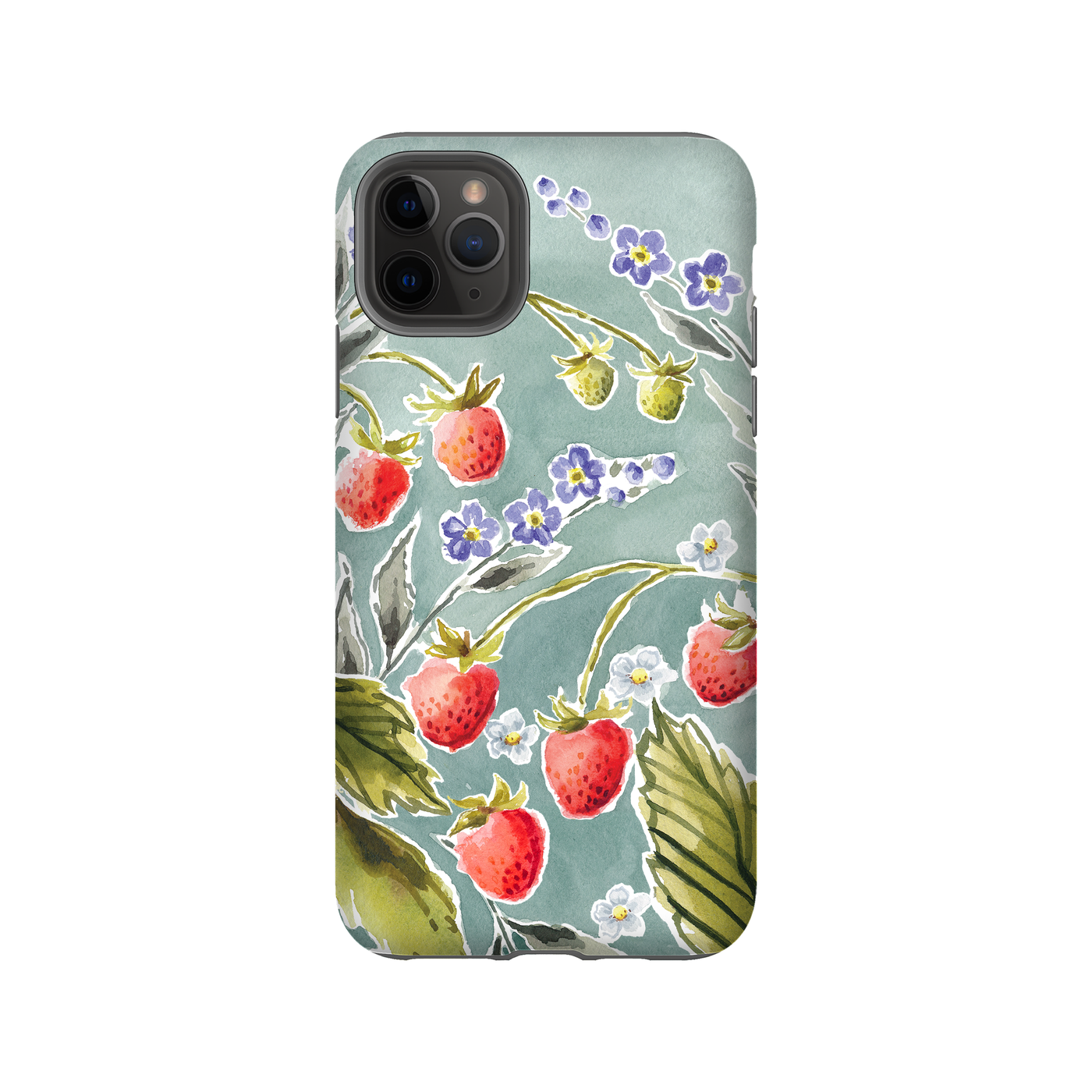 iPhone case in wild strawberries